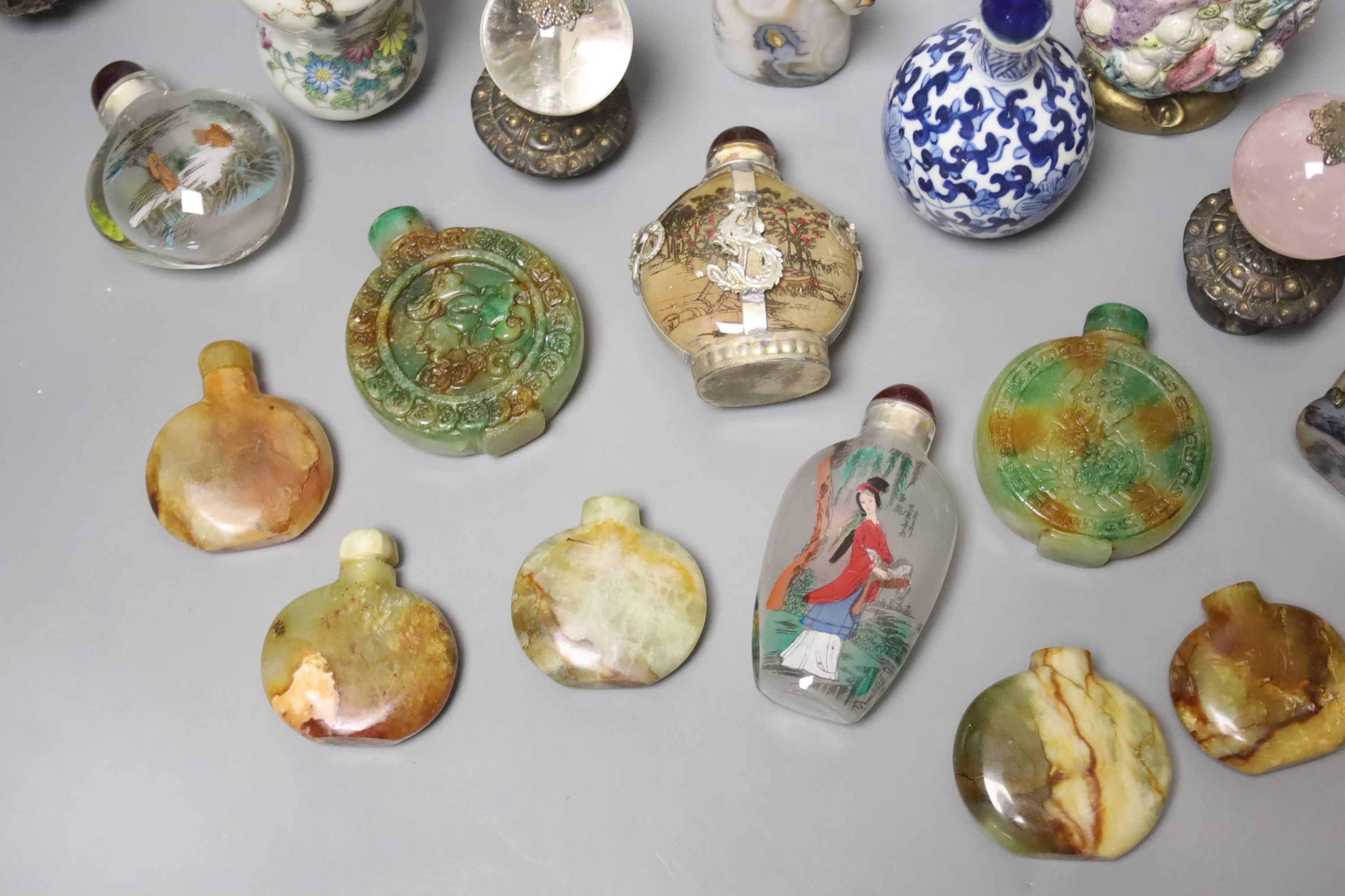 A collection of Chinese snuff bottles